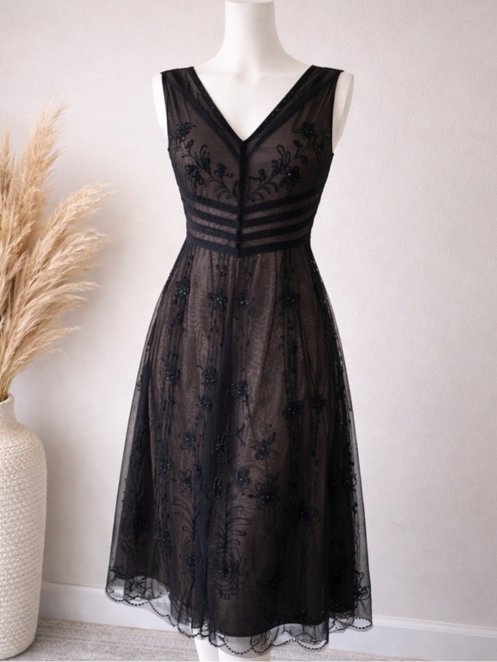 BCBG MAXAZRIA beaded dress